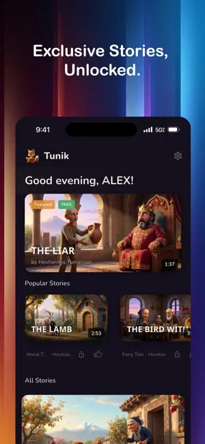 TUNIK: Армянские Истории Детям iPhone screenshot 2