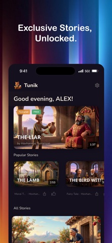TUNIK: Армянские Истории Детям iPhone screenshot 2