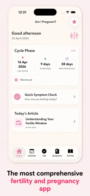 Am I Pregnant? Fertility Guide screenshot 4