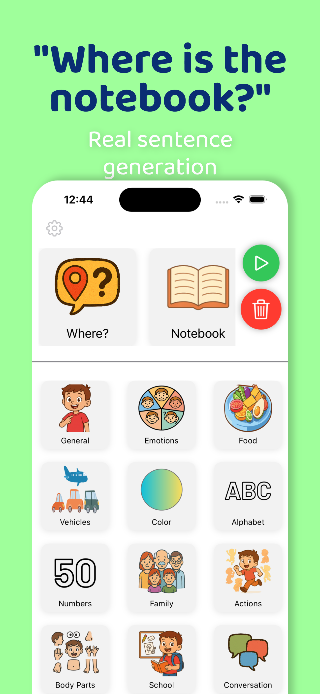 PictoKids AAC: Speech Kids screenshot 3