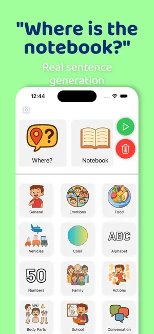 PictoKids AAC: Speech Kids screenshot 3