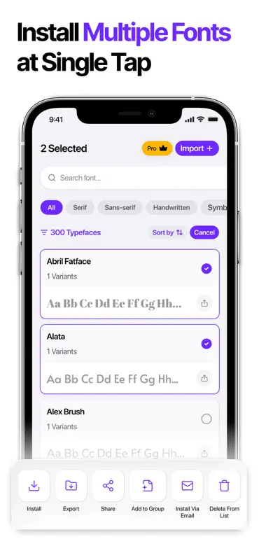Schriftarten + App - AnyFont screenshot 6 of 9