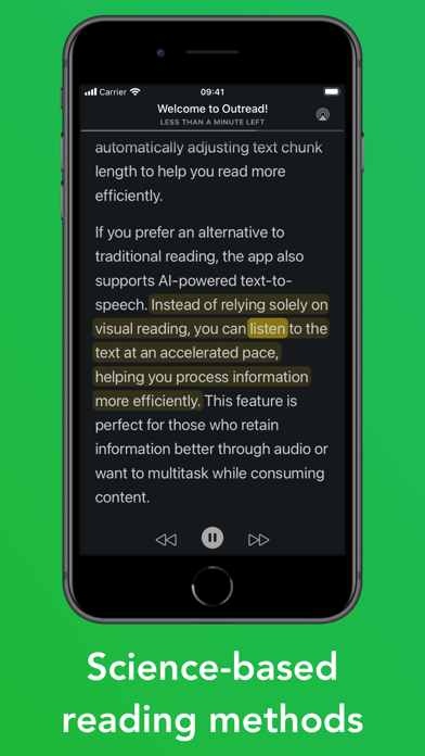Screenshot #2 pour Outread: Speed Reading