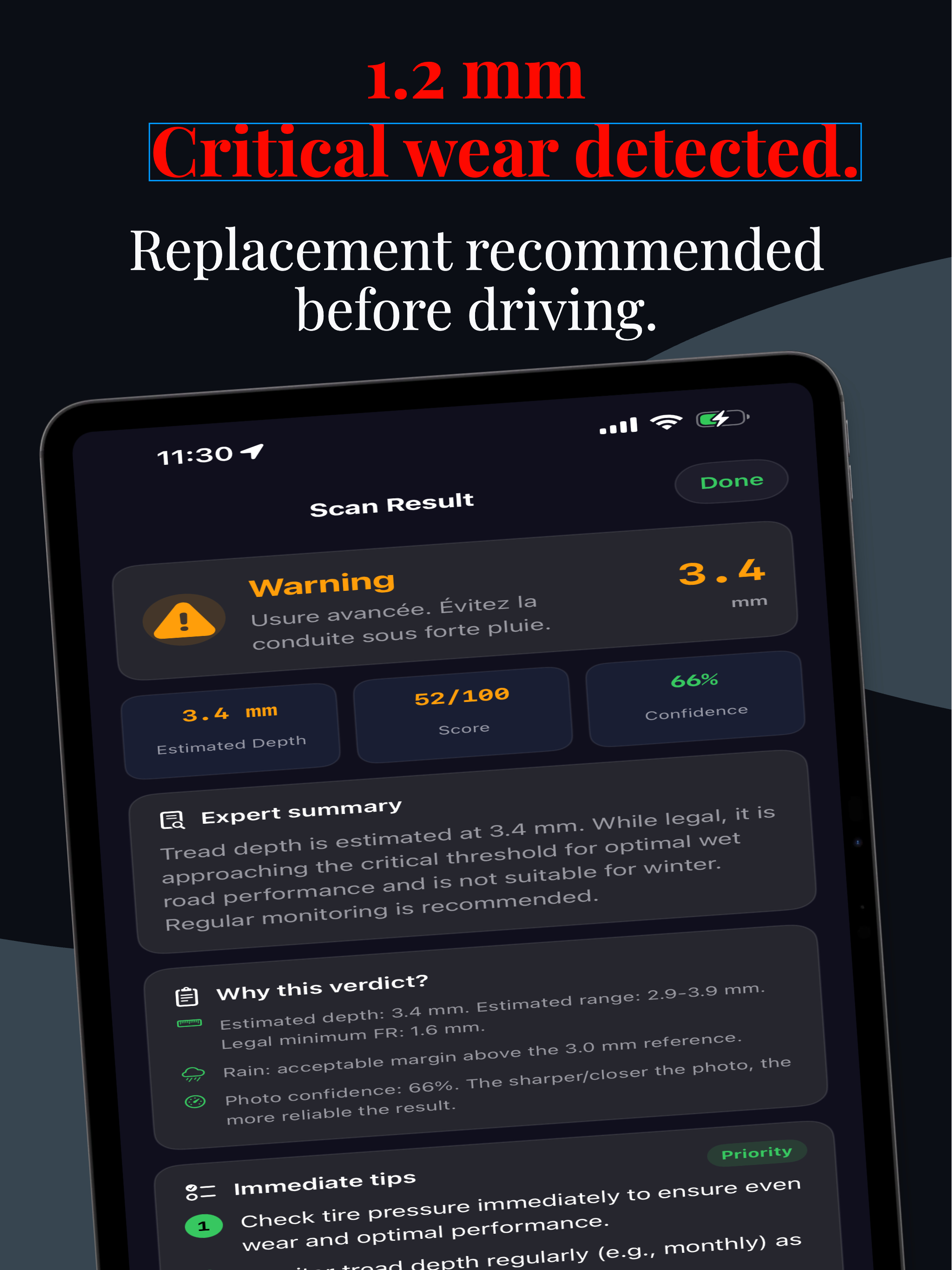 TreadView — Tire Tread Check