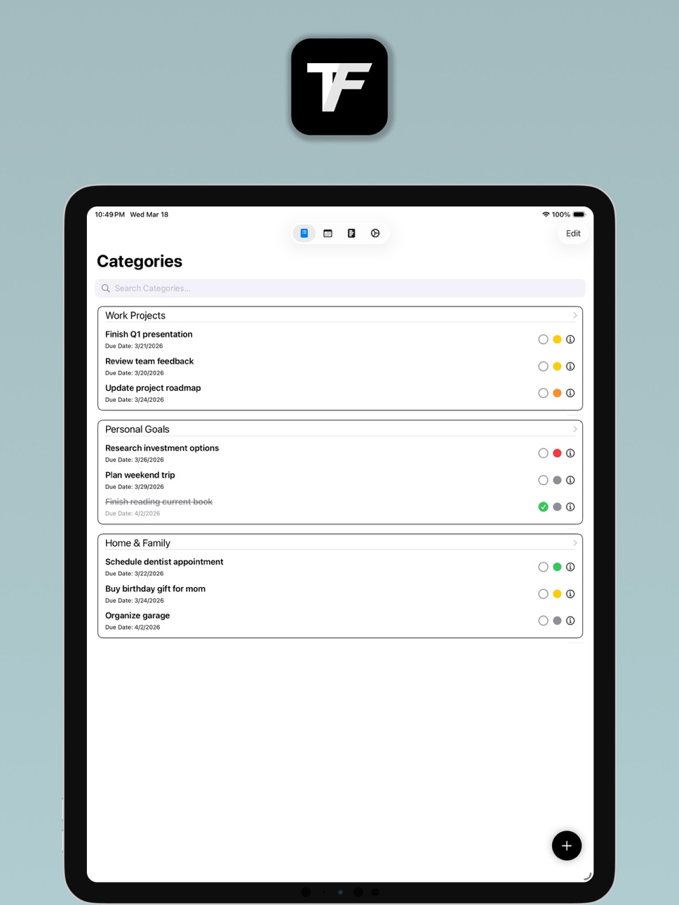 iPad screenshot