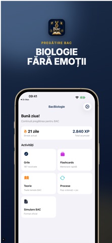 BacBio iPhone screenshot