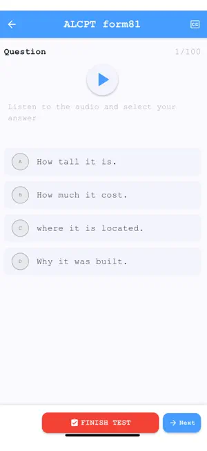 ALCPT Plus: Practice Test screenshot 2