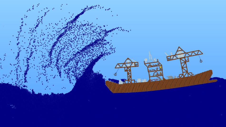 #1. Water Physics Simulation (iOS) 来自: Lukas Oertel