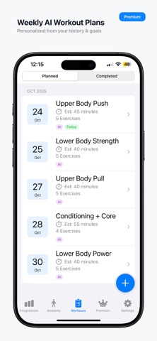 FitScribe screenshot