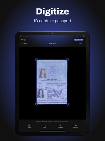 Scaneum: PDF Document Scanner iPad screenshot