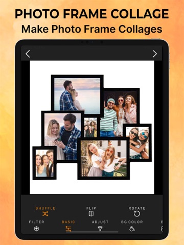 Photo Shape Collage Maker. iPad screenshot