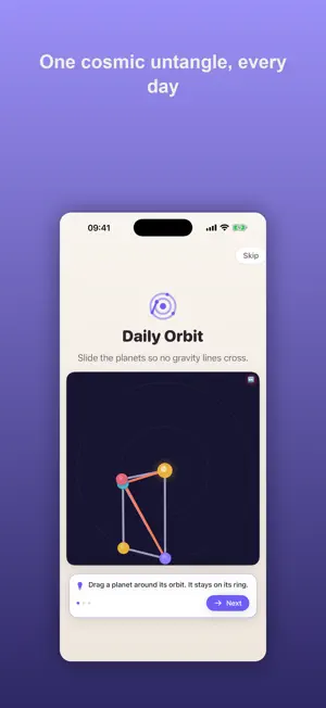 Daily Orbit: Untangle screenshot 1