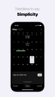 scheduler - calendar widget iphone screenshot 2