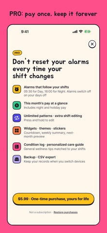 Gyodaero: Shift Work Calendar screenshot 9