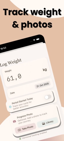 Steadily: AI Weight Coach Screenshot 6 of 7