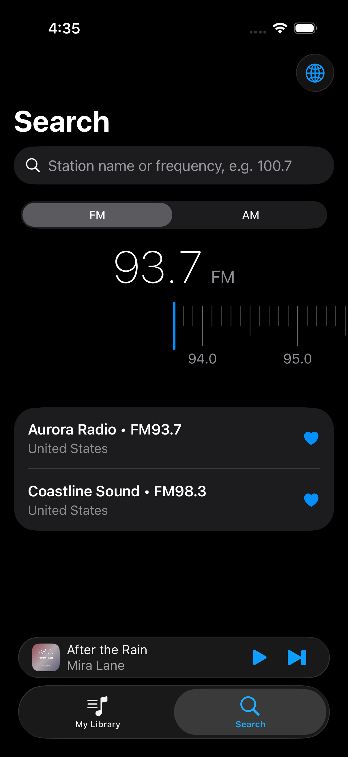 Radiquo screenshot 2