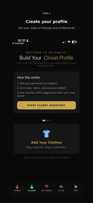 Dripmatiq: Outfit Stylist screenshot 1