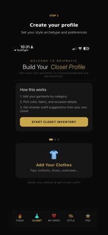 Dripmatiq: Outfit Stylist iPhone screenshot