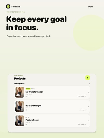 FormReel: Before & After Body iPad screenshot