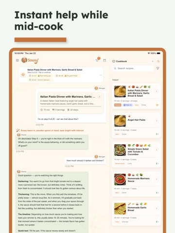 Sousy iPad screenshot