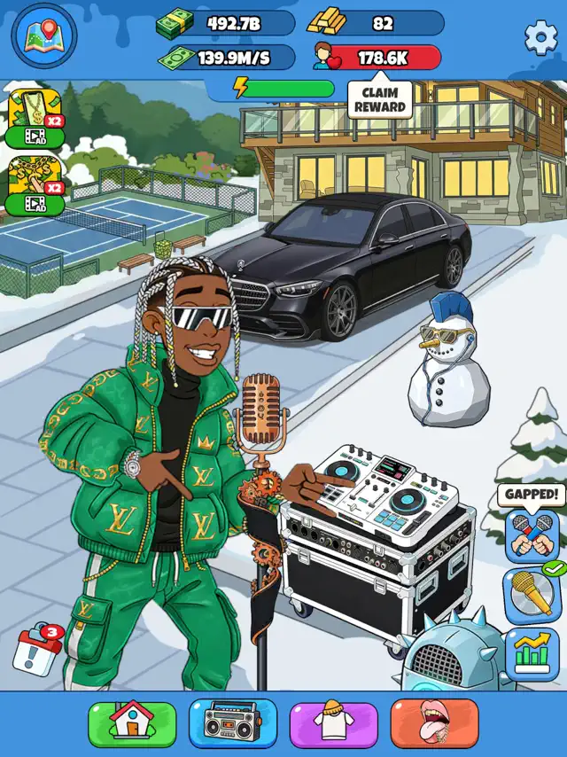 Rap Star:Idle Clicker screenshot 8