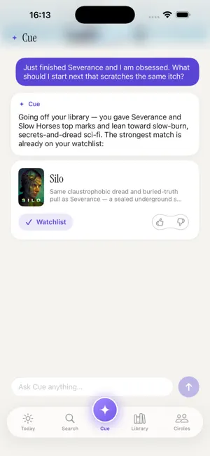 Cue: TV & Movie Tracker screenshot 4