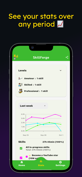 SkillForge - Skill Tracker Screenshot 5 of 8