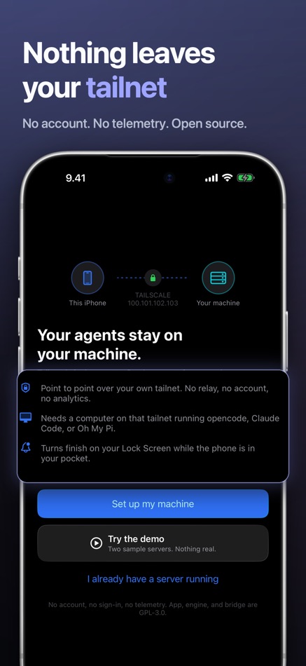 #10. Tailscode: Coding Agent Remote (iOS) Af: Midgar Oy