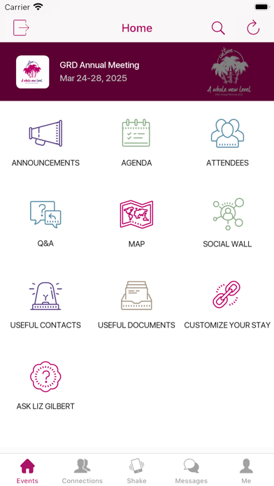 Chiesi Events Screenshot