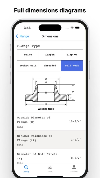 Flange Bolt Size & Torque screenshot-3