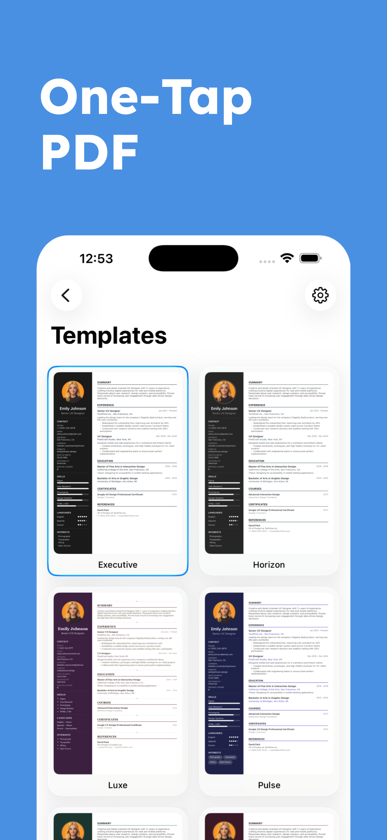 CV Maker: PDF Resume Builder