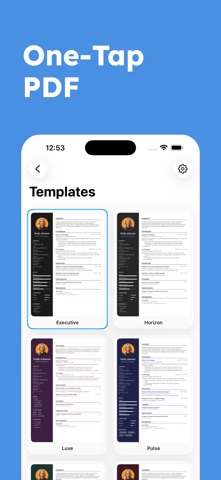 CV Maker: PDF Resume Builder Screenshot 4 of 5