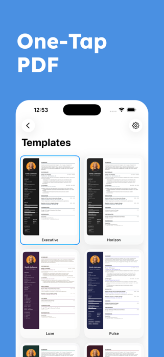CV Maker: PDF Resume Builder Screenshot 4 of 5