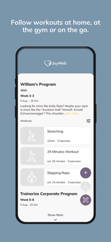 JoyWell iPhone screenshot