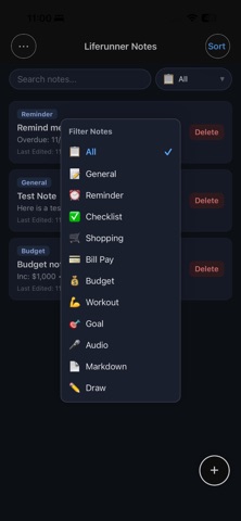 Liferunner Notes Screenshot 6 of 8