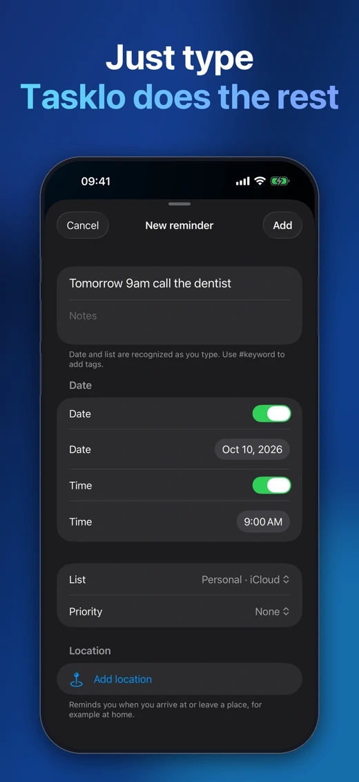 Tasklo: Reminders screenshot 2