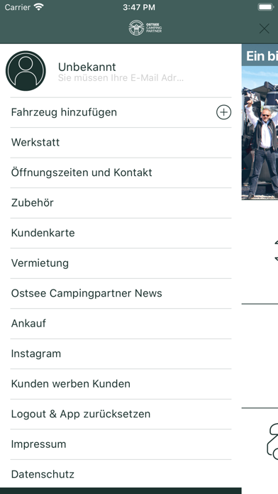 Ostsee Campingpartner Screenshot