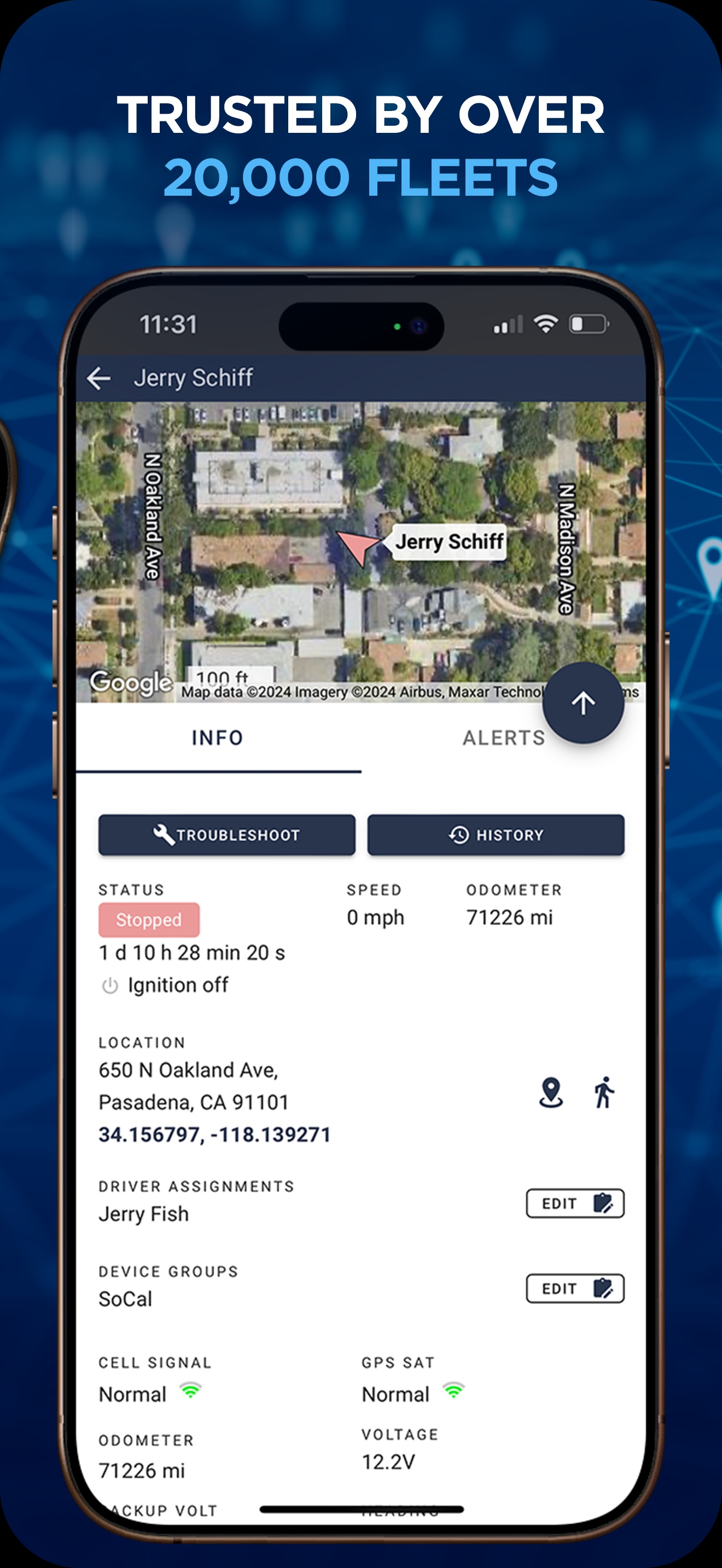 One Step GPS: Live Tracking