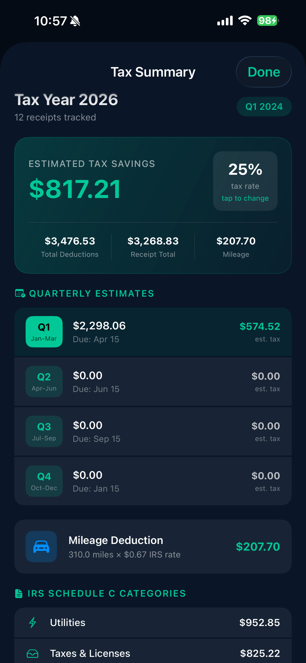 SnapTax: AI Receipt Scanner