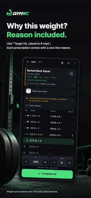 GYMKC - AI Gym Workout Coach screenshot 2