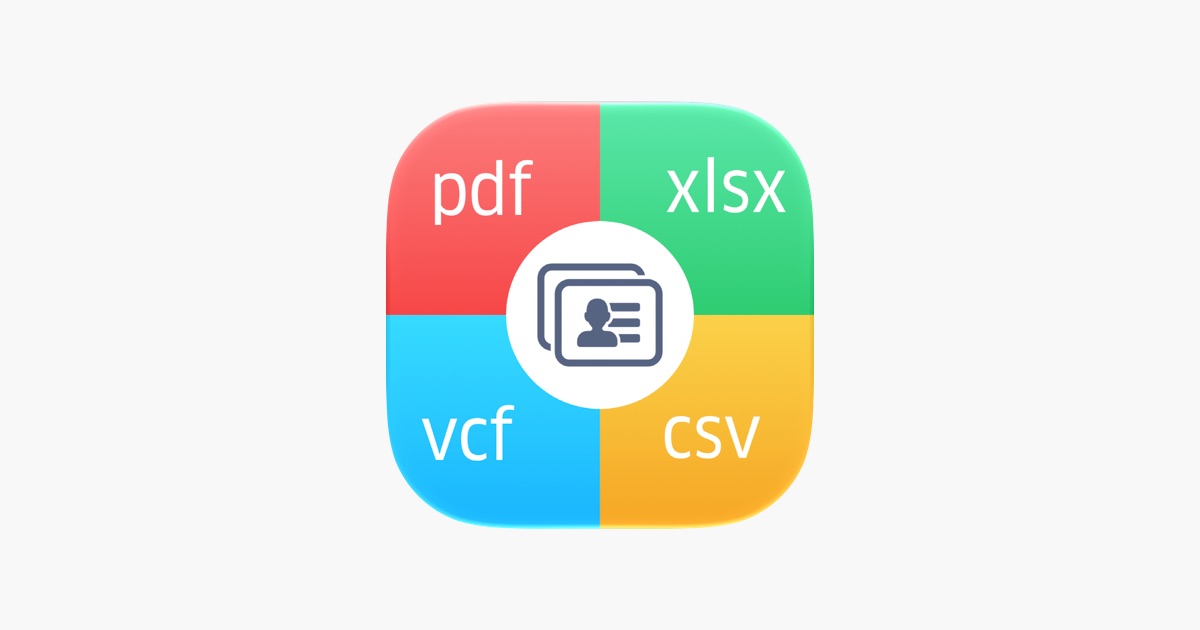 ‎App Contactos a Excel, PDF, CSV - App Store