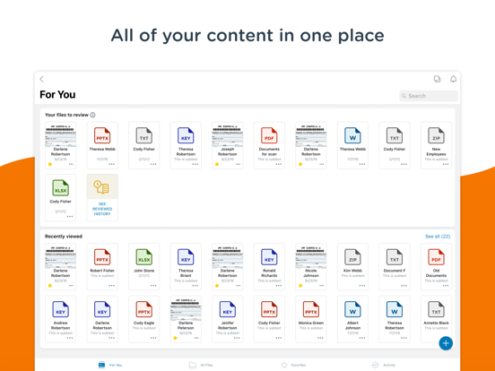 Content - Workspace ONE