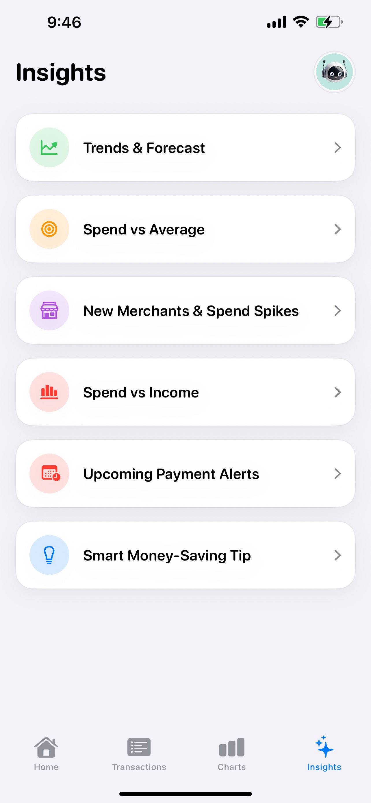 Screenshot 1 of Rizq: Spend Tracker