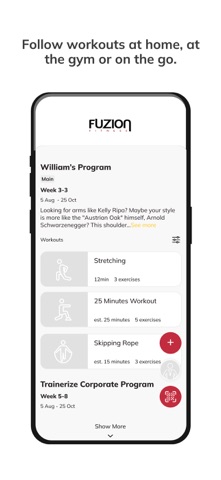 Fuzion Fitness screenshot