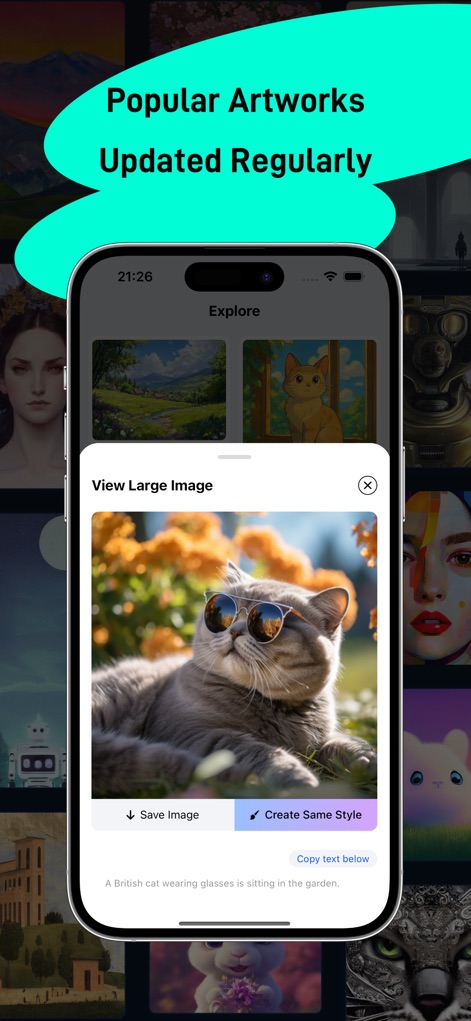 AI Art Generator Image - Graphics & Design App | MWM