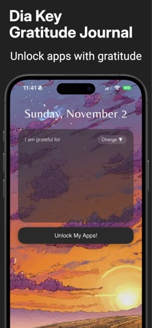 Dia Key - Gratitude Journal Screenshot 1 of 4