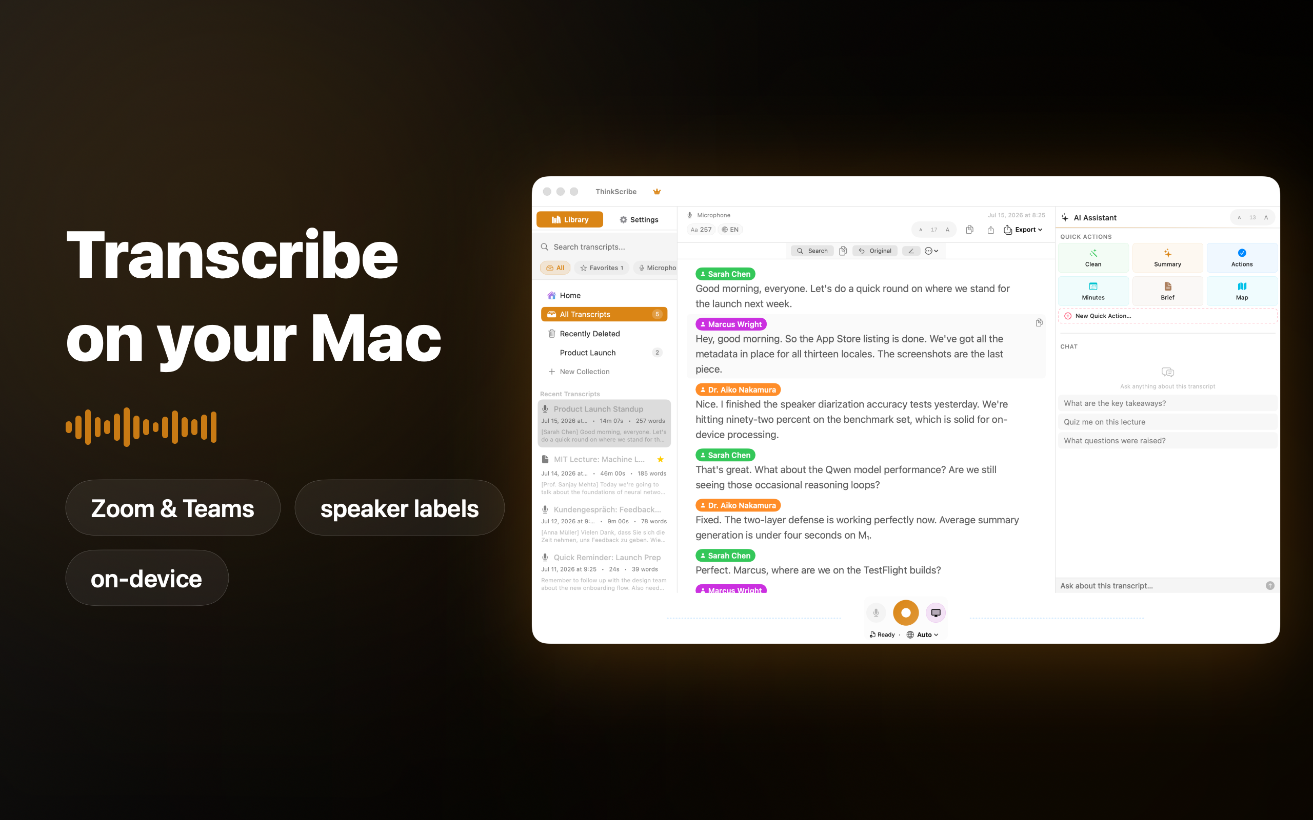 Voice to Text AI: ThinkScribe screenshot 16