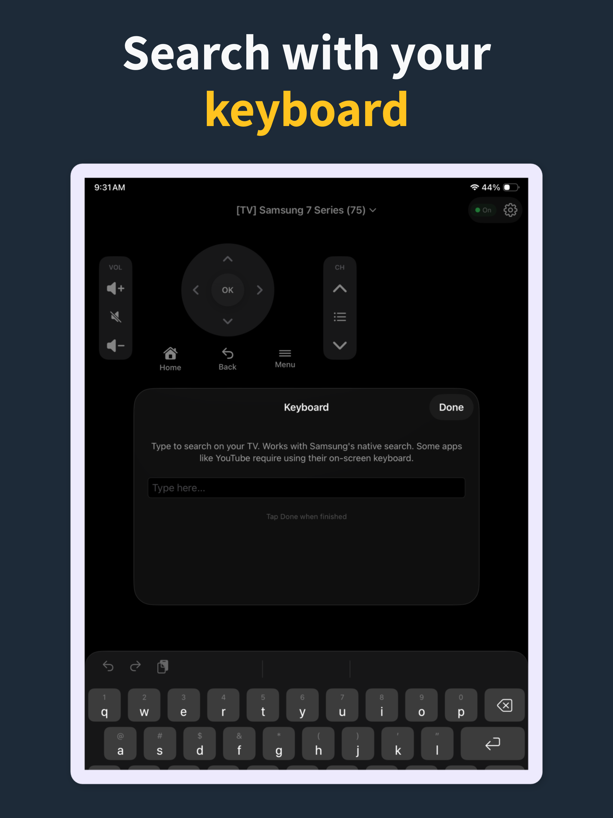 Remote Control for TV Pro