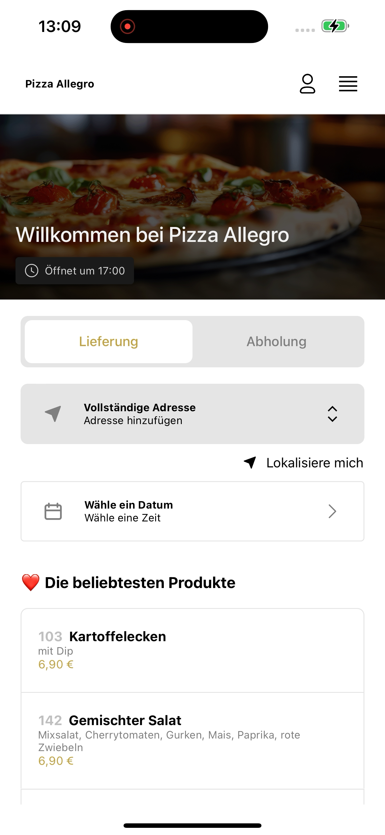 Pizza Allegro