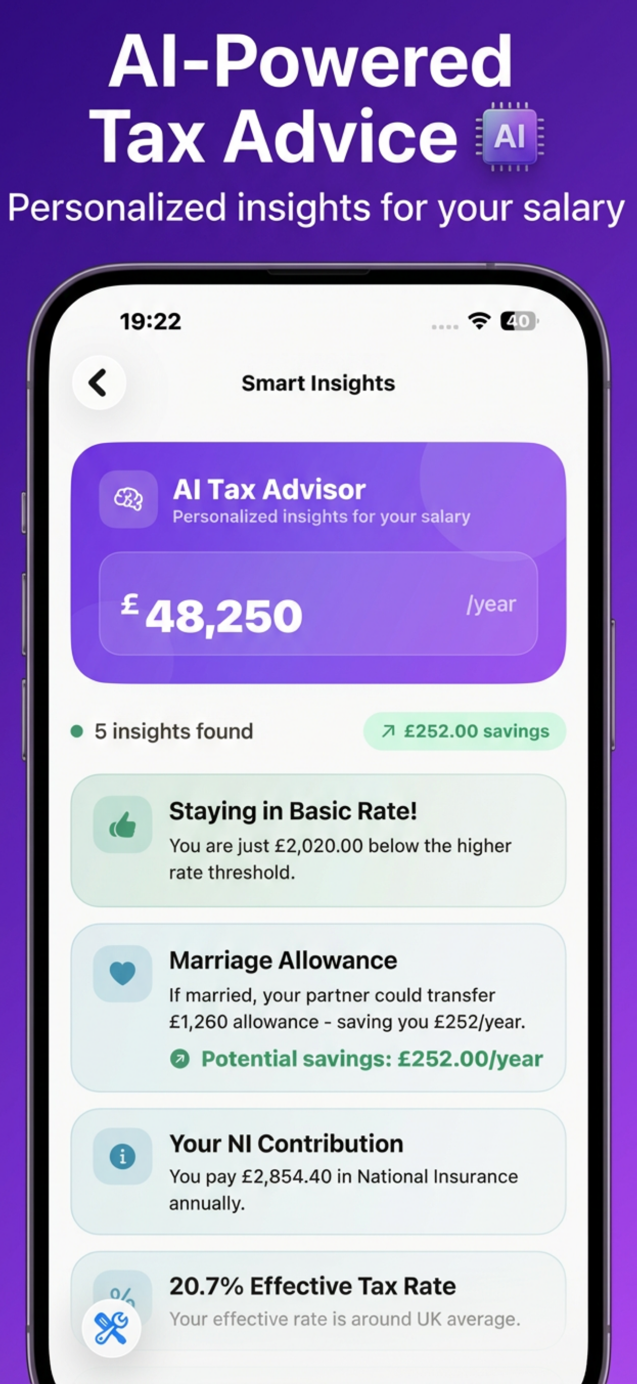 UK Salary & Tax Calculator screenshot 5